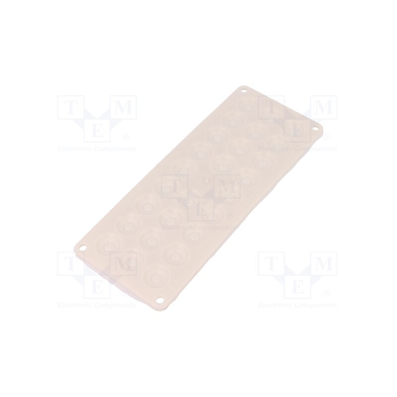 1 pcs x HT HI TECH POLYMERS - HTK-26-TPE -AS - Multigate grommet, elastomer thermoplastic TPE, light grey