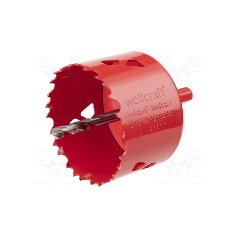 1 pcs x WOLFCRAFT - 5474000 - Hole saw, Ø: 6mm, Ø: 68mm, wood,drywall,steel,plastic, hexagonal