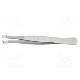 1 pcs x BERNSTEIN - 5-015-7 - Tweezers, 120mm, Blade tip shape: round, universal