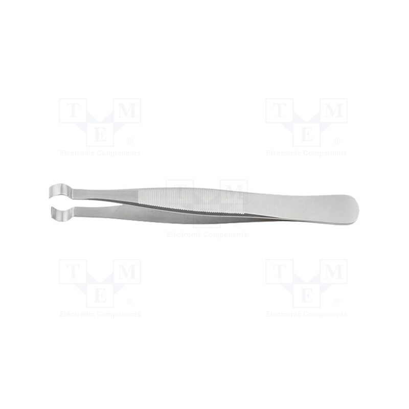 1 pcs x BERNSTEIN - 5-015-7 - Tweezers, 120mm, Blade tip shape: round, universal