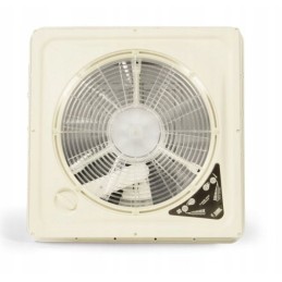Fiamma turbo vent premium crystal roof window 40x40 12v fan