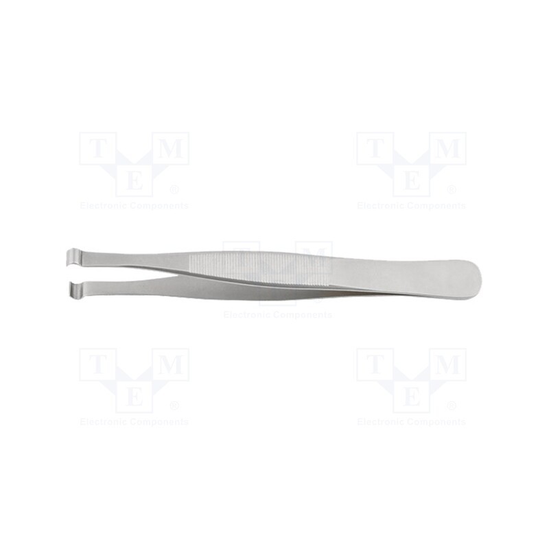 1 pcs x BERNSTEIN - 5-014-7 - Tweezers, 120mm, Blade tip shape: round, universal