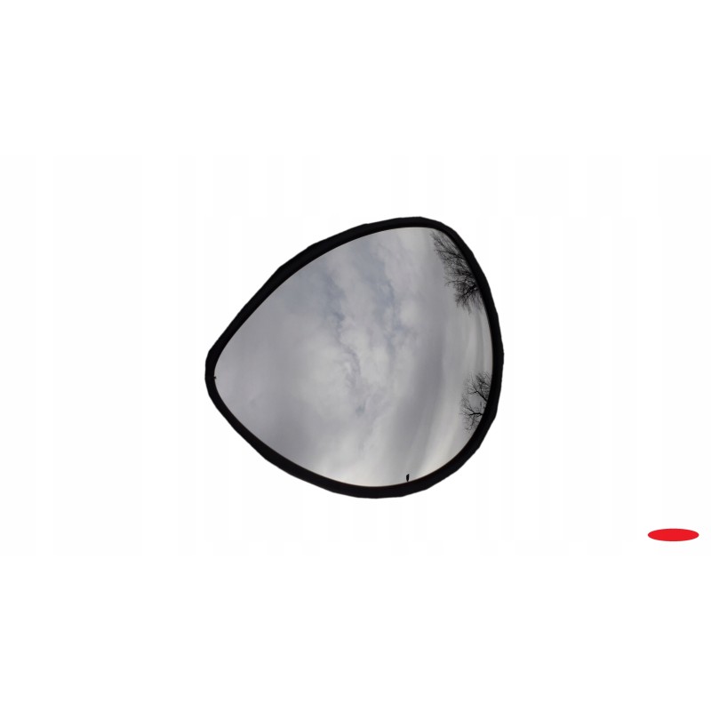 Panoramic mirror forklift