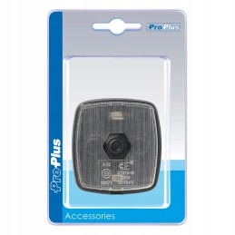 Front position lamp white 66x62mm proplus