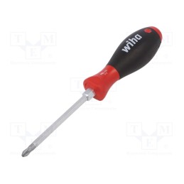 1 pcs x WIHA - 765 - Screwdriver, Phillips, assisted with a key, PH2, SoftFinish®