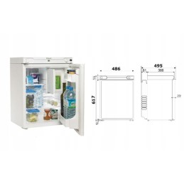 Tourist refrigerator rf 62 12v 230 gas Dometic Wawa