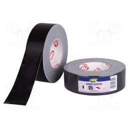 1 rol x HPX - AB3850 - Tape: duct, W: 38mm, L: 50m, Thk: 0.3mm, black, natural rubber, 10%