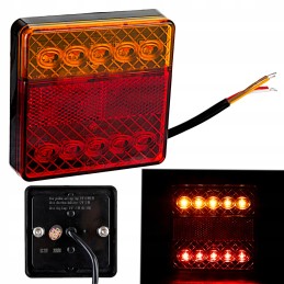 Combined rear lamp 12v 10 LED for trailers