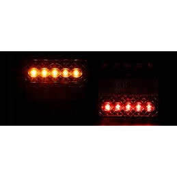 Combined rear lamp 12v 10 LED for trailers