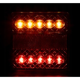 Combined rear lamp 12v 10 LED for trailers