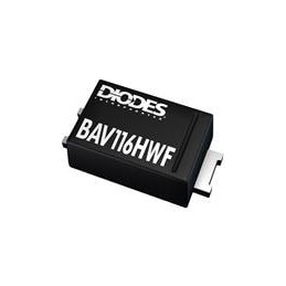 1 pcs : BAV116HWF-7 - Diodes - General Purpose, Power, Switching 85Vr Low Leakage 5nA Ir 3us Switching