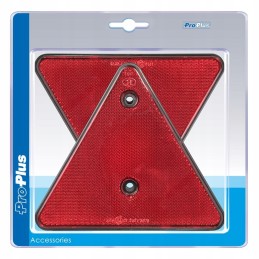Red reflective triangle, e4 proplus approval