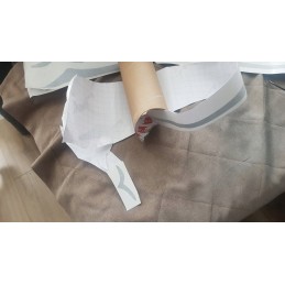 A set of stickers for a camper trailer