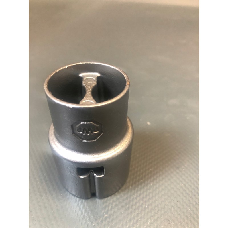 Adapter tarpaulin tensioner profile 34 mm inox fin