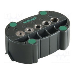 1 pcs x WOLFCRAFT - WF4685000 - Drill guide, Ø: 4mm,5mm,6mm,8mm,10mm, for drills