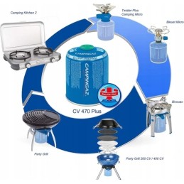 Gas cartridge 450g CV470 campingaz