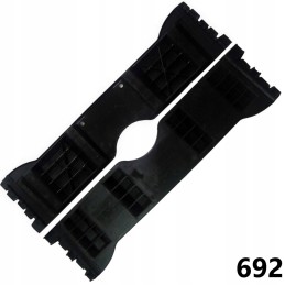 Corrugating plate, sliding roof connector sesam 692 700 plastic joint