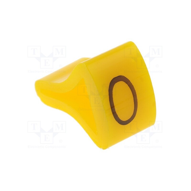 1 pcg x KURANT - MZ-3/0 - Markers, Marking: 0, 6÷10.5mm, H: 16mm, A: 10mm, -30÷100°C, leaded