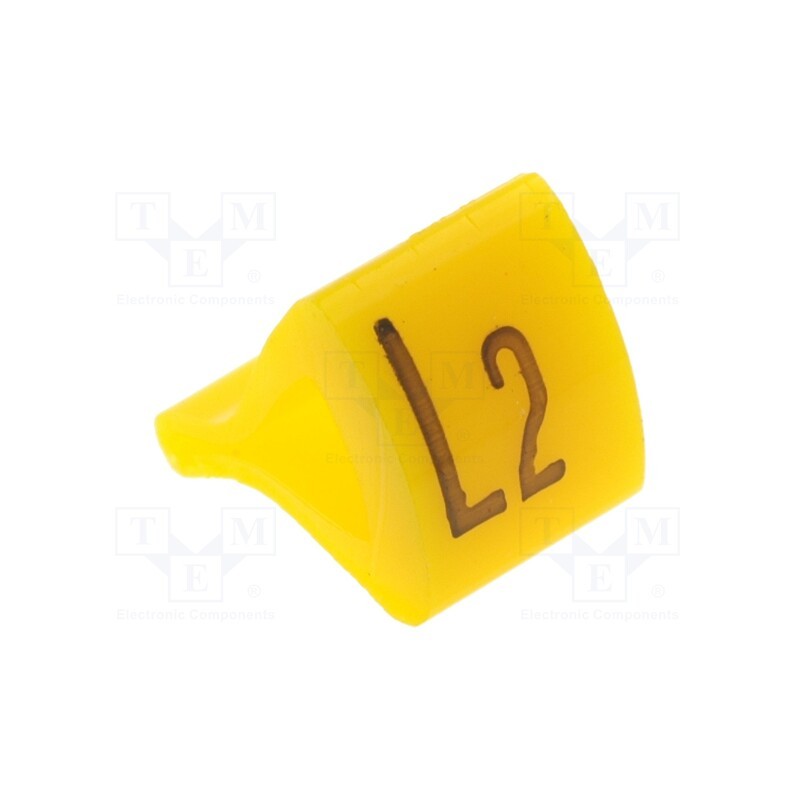 1 pcg x KURANT - MZ-1/L2 - Markers, Marking: L2, 1.7÷3.5mm, H: 7mm, A: 6mm, -30÷100°C, leaded