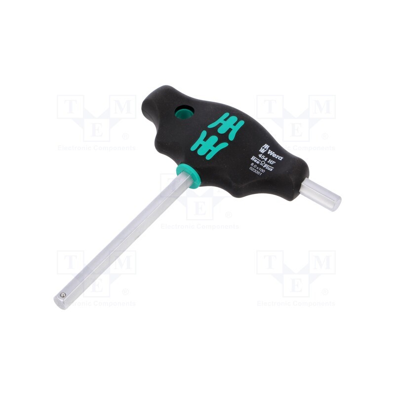 1 pcs x WERA - 5023351001 - Screwdriver, hex key, HEX 8mm, with holding function, 400