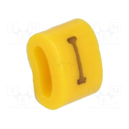 1 pcg x KURANT - MZ-0/I - Markers, Marking: I, 1.1÷2.5mm, H: 3mm, A: 6mm, -30÷100°C, leaded