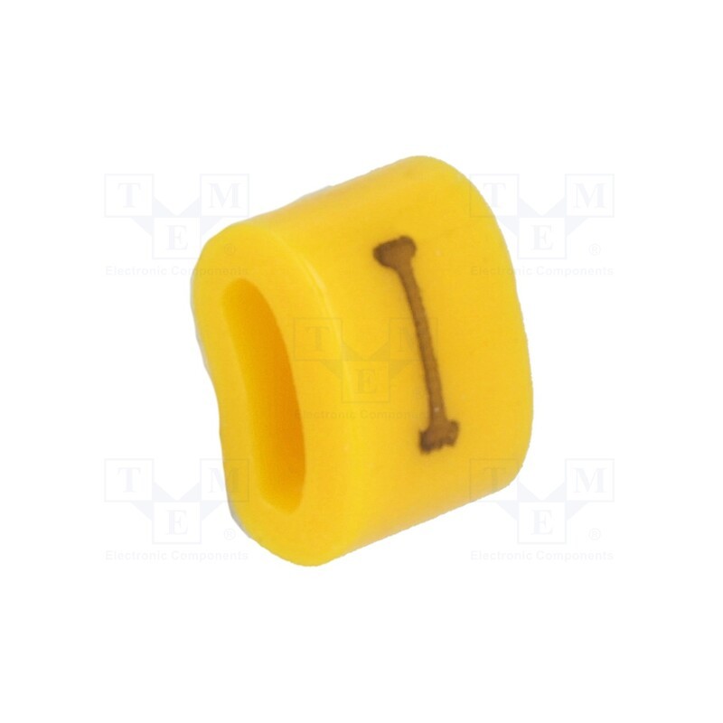 1 pcg x KURANT - MZ-0/I - Markers, Marking: I, 1.1÷2.5mm, H: 3mm, A: 6mm, -30÷100°C, leaded