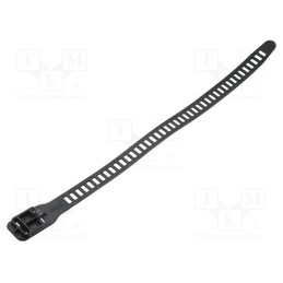 1 pcg x HELLERMANNTYTON - 115-28590 - Cable tie, multi use, L: 580mm, W: 28mm, polyurethane, 360N, black
