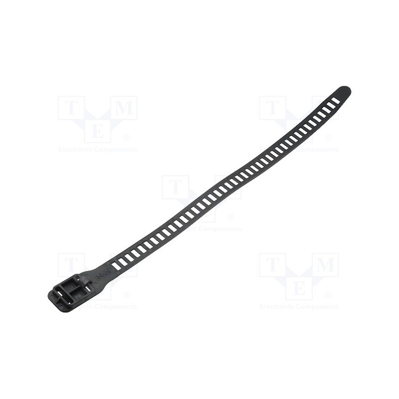 1 pcg x HELLERMANNTYTON - 115-28590 - Cable tie, multi use, L: 580mm, W: 28mm, polyurethane, 360N, black