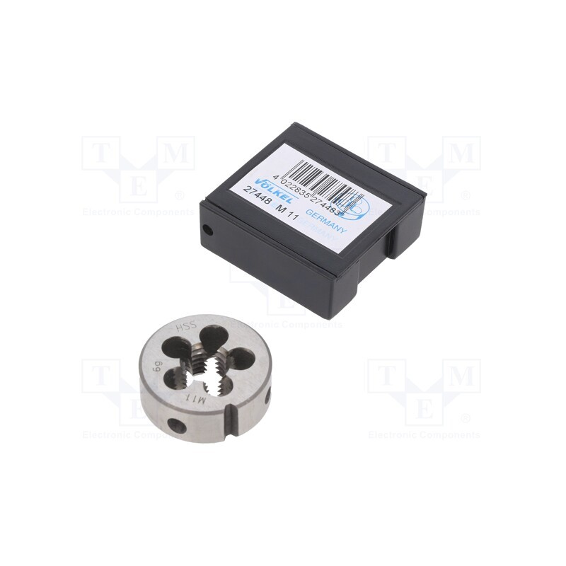 1 pcs x Vu00d6LKEL - 27448 - Threading die, high speed steel stal szybkotnąca HSS, M11, 1.5