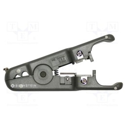 1 pcs x BERNSTEIN - 5-0605 - Stripping tool, Øcable: 3.2÷9mm, Wire: round, Tool length: 100mm