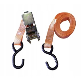 Tensioning belt with ratchet 2 5 x 300 cm for a camper