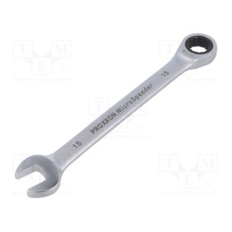 1 pcs x PROXXON - 23264 - Wrench, combination spanner, 15mm, MicroSpeeder