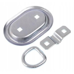 Recessed floor hook holder for mounting