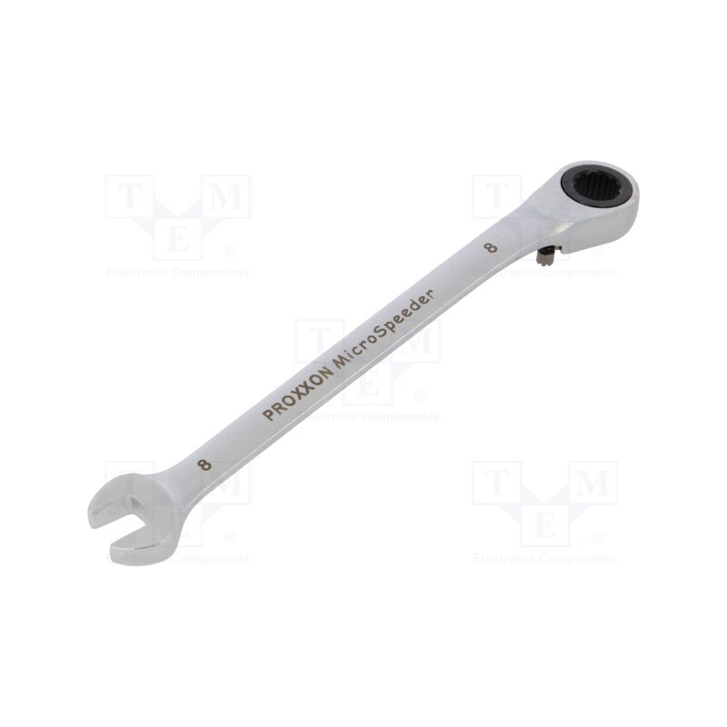 1 pcs x PROXXON - 23130 - Wrench, combination spanner,with ratchet, 8mm, MicroSpeeder