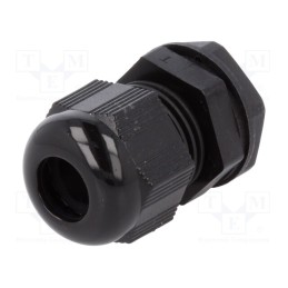1 pcg x ALPHA WIRE - PMC16 BK080 - Cable gland, M16, 1.5, IP66,IP68, polyamide, black, 10pcs.