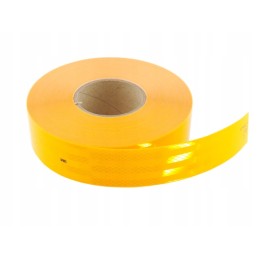 Contour marking with 3m yellow reflective tape