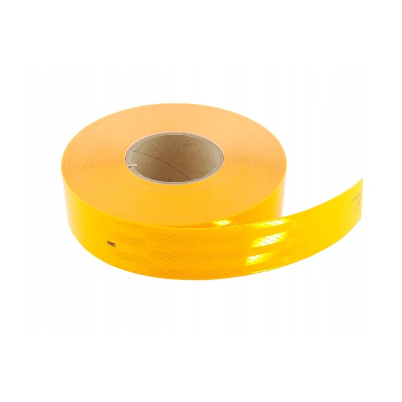 Contour marking with 3m yellow reflective tape