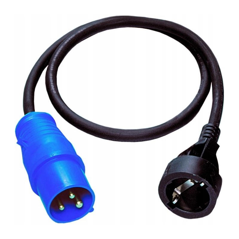 Plug with socket on the cable for the fawo trailer