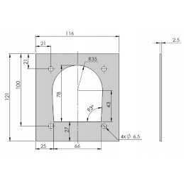 Recessed floor holder for securing loads