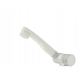 Comet London faucet, gray and white, hot and cold water