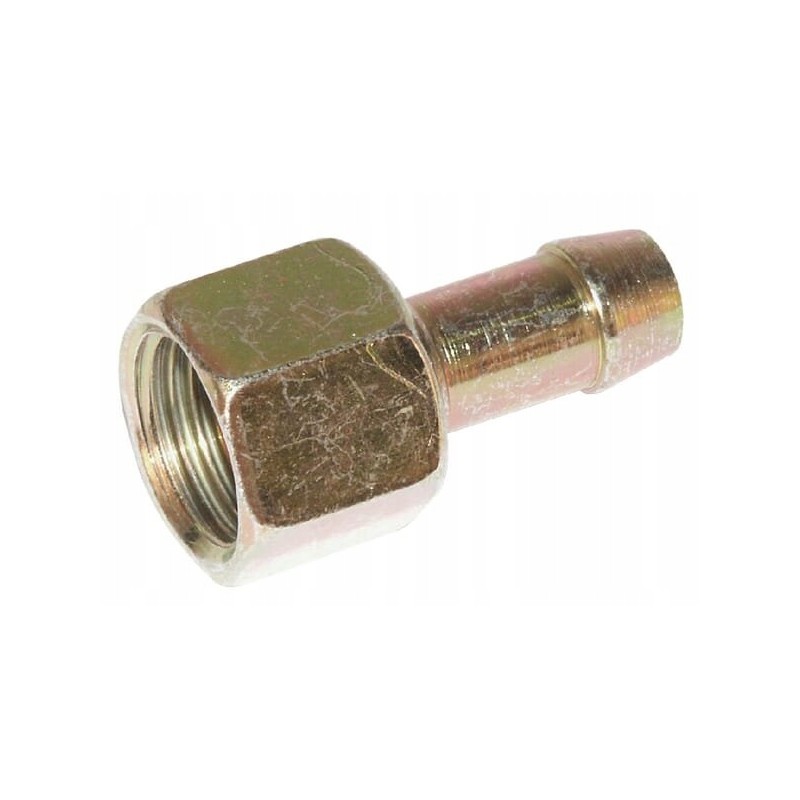 Straight press-in end with nut DIN 2353 M14