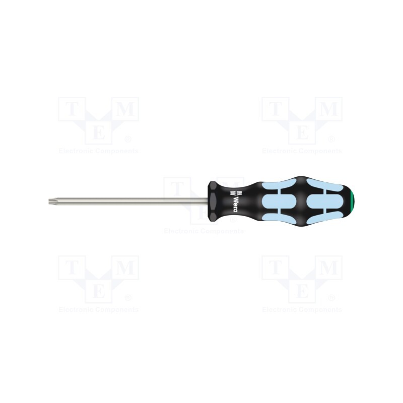 1 pcs x WERA - 5032056001 - Screwdriver, Torx®, TX27, Blade length: 115mm, Overall len: 220mm