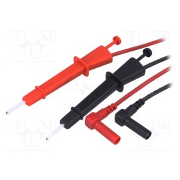1 set x PARROT INVENT - PCX W2 - Test leads, Urated: 600V, Len: 1m, test leads x2, red and black