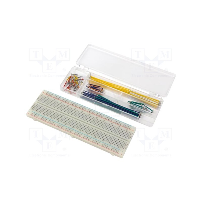 1 set x VELLEMAN - VTBB1N - Board: universal, prototyping,solderless, W: 56.5mm, L: 170mm, 3A