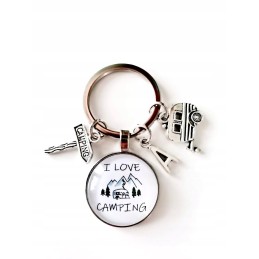 Hobby caravan keychain