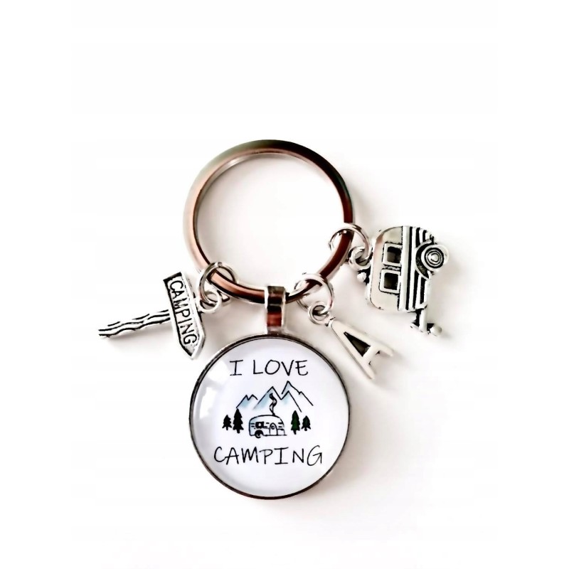 Hobby caravan keychain