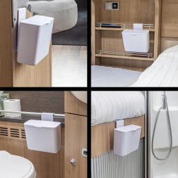 Waste bin with lid, mini container, capacity 1-25l