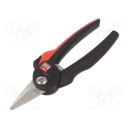 1 pcs x BESSEY - D47-2 - Scissors, universal, L: 140mm, ergonomic handle, Cut length: 31mm