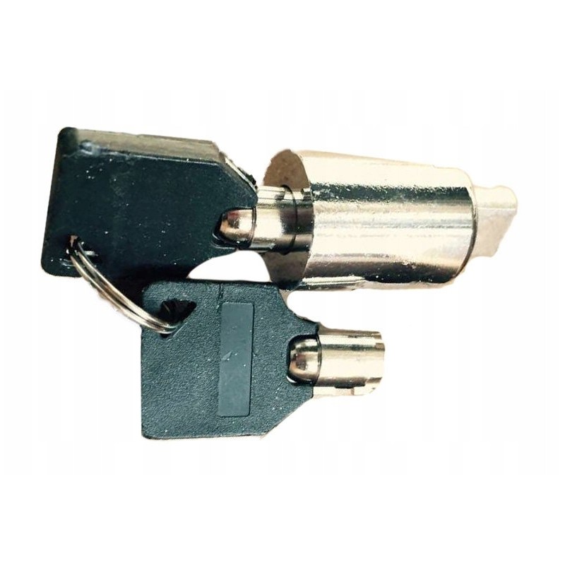 Lock with 2 keys to secure the door