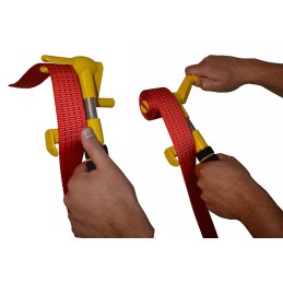 Robust, smart transport belt retractor